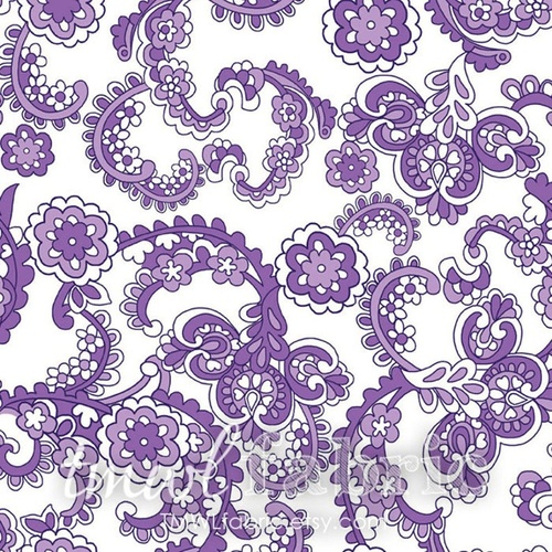 End of Bolt (EOB)- Paisley Floral Knit 1.72m