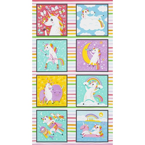 Magical Rainbow Unicorns Panel