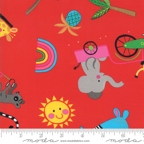 Moda Bicycle Bunch Animals Bikes Cherry