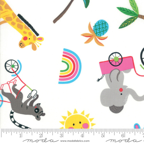Moda Bicycle Bunch Animals Bikes Coconut