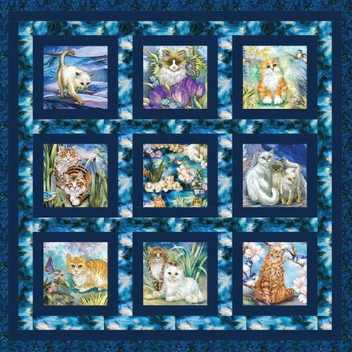 Be Pawsitive Cats Quilt Kit