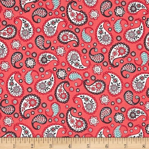 Papillion Paisley Coral Pink