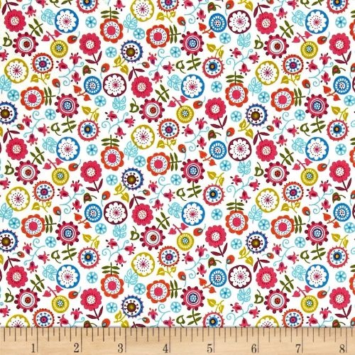 Papillion Flowers White