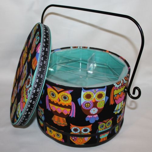 Sewing Basket Owls