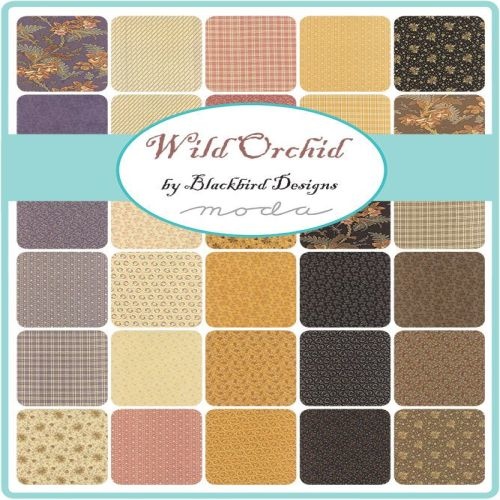 Wild Orchid Charm Squares