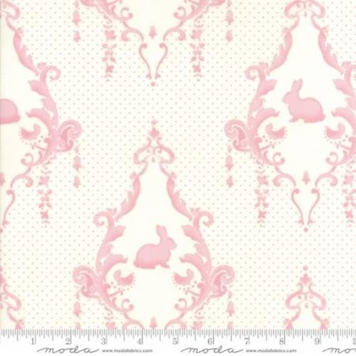 Bunny Rabbits Pink White