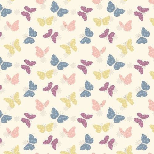 Bunny Garden Butterfly White