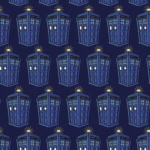 Licensed Dr Who Tardis Knit