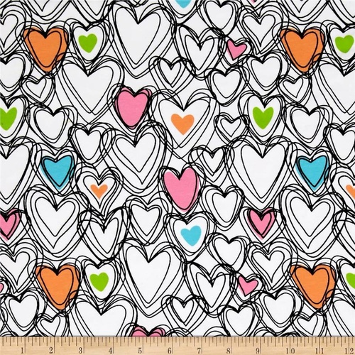 Multi Hearts Knit