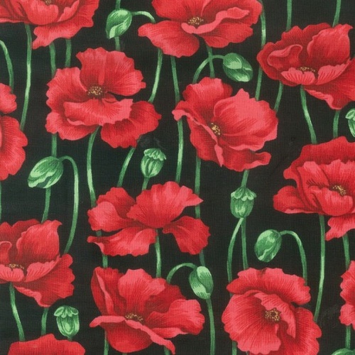 Poppy Large Black