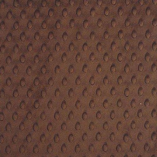 Dimple Dot Minky Brown
