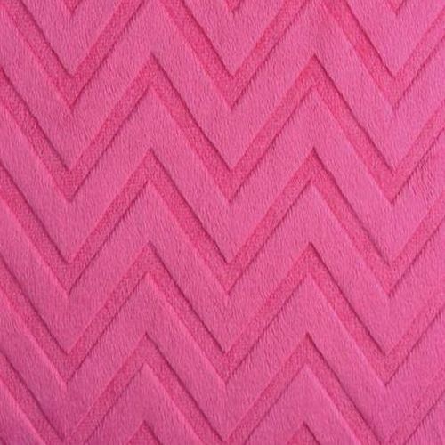 Chevron Minky Pink