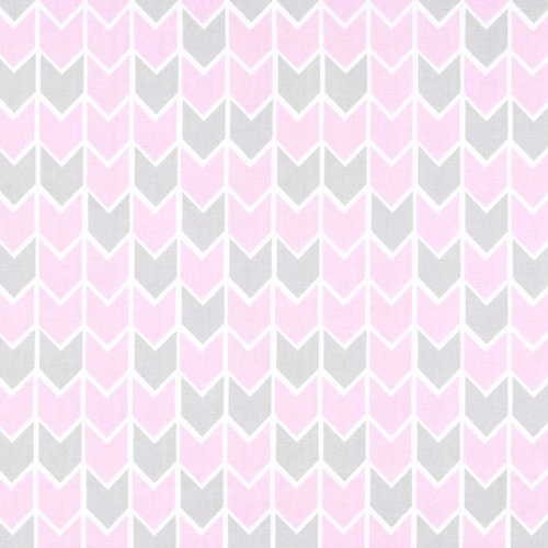 Nursery Arrows Pink Grey