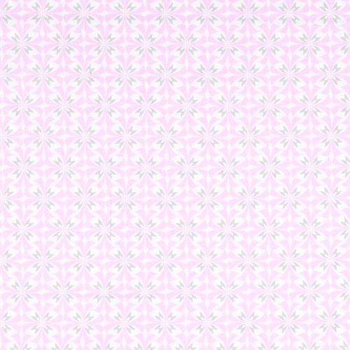 Nursery Geo Floral Pink Grey