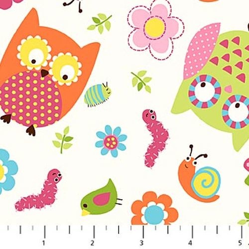 Owls Caterpillars White