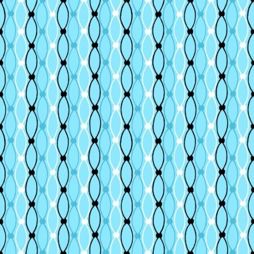 Licorice Candy Geo Blue
