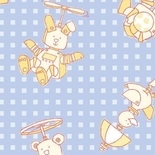 Bot Buddies Teddy Flannel Per Metre