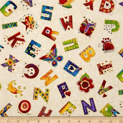 Metallic Alphabet Cream