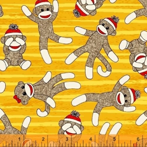 Sock Monkeys Yellow