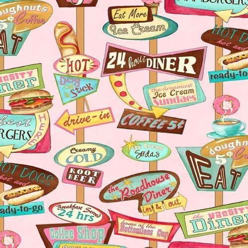 At the Diner Signs