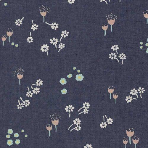 Ditsy Abrasion Denim