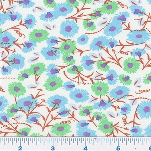 Fun Floral Large Daisy Aqua