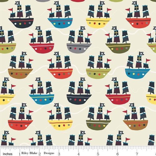 Nautical Ships Cream