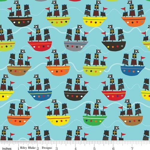 Nautical Ships Blue