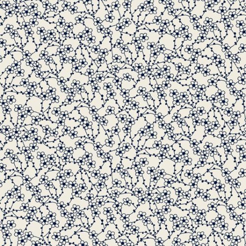 Japanese Garden Oriental Blossom Blue
