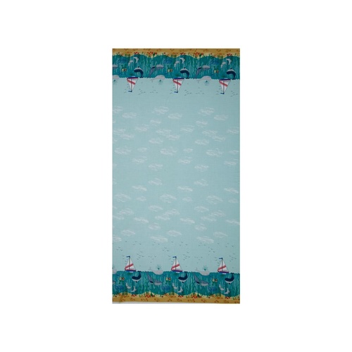 Tales of the Sea Border Panel Aqua
