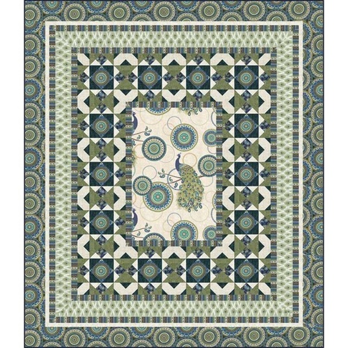 Exotic Feathered Fancy Quilt Kit