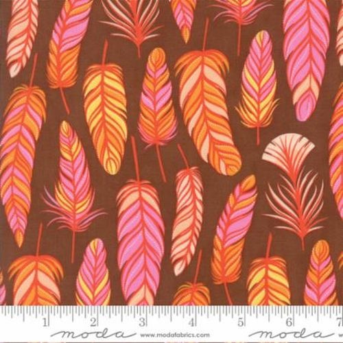 Wing and Leaf Feathers Brown