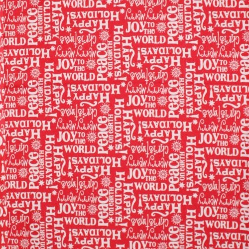 Christmas Wishes Writing Red