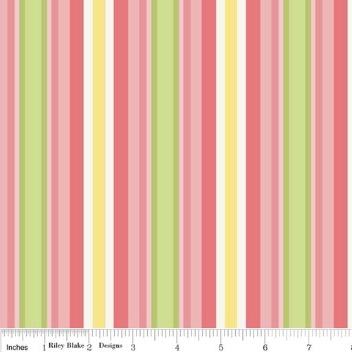 Priscilla Stripe Multi Pink