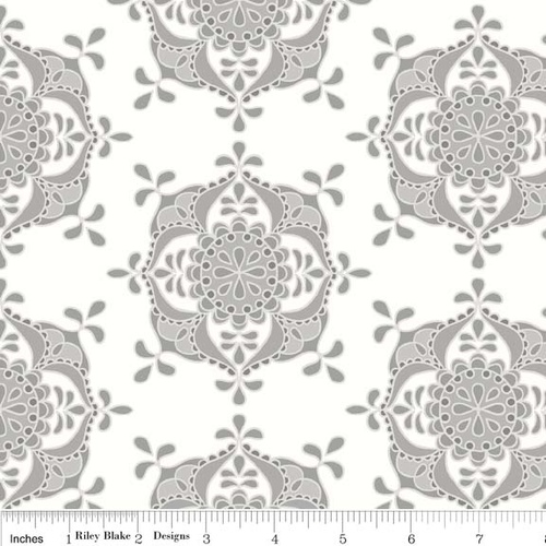 Priscilla Wallpaper Grey