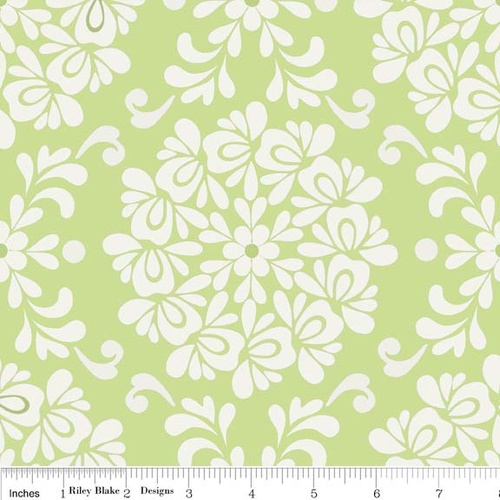 Stripe Ball Floral Green