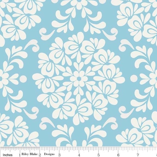 Priscilla Ball Floral Blue