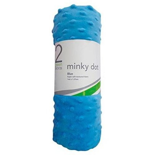 Baby Minky Dot Blue