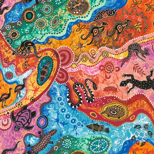 Aboriginal Dilkara Dreamtime Drawings