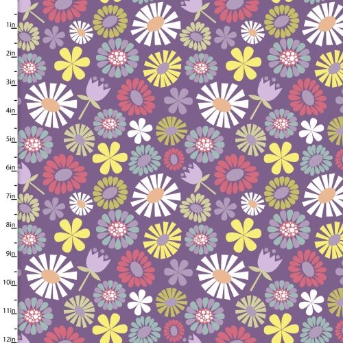 Pippit Moseby Flowers Purple