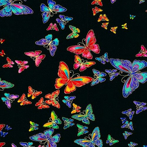 HTF- Tiffany Butterfly Black