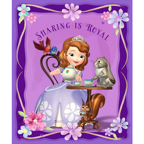 Licensed Disney Sophia Panel