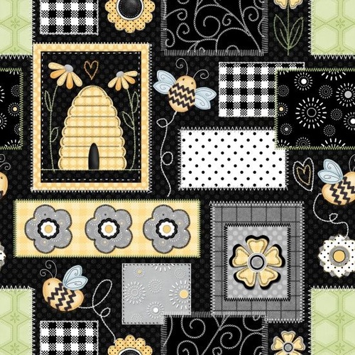 Sew Bee It Flowers Patch