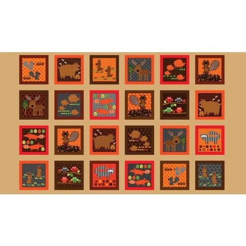 Forest Friend-zy Panel Tan