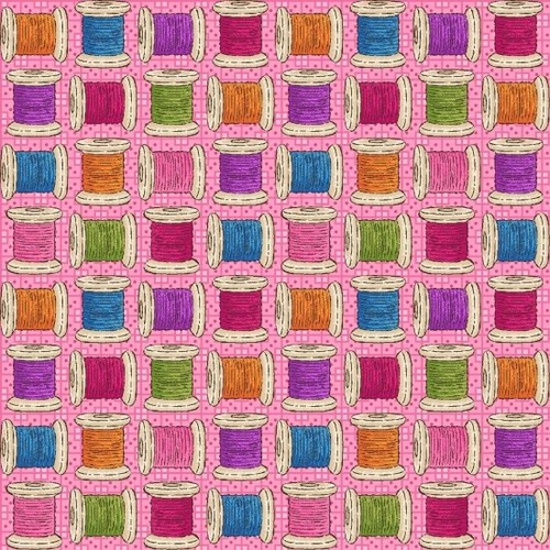 Shop Hop Cotton Reels Pink