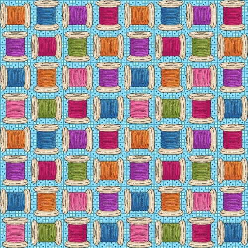 Shop Hop Cotton Reels Aqua