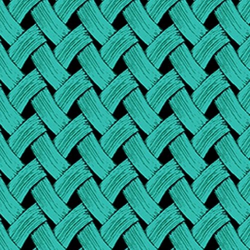 Brush Dance Basket Weave Teal