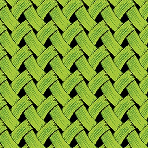 Brush Dance Basket Weave Lime