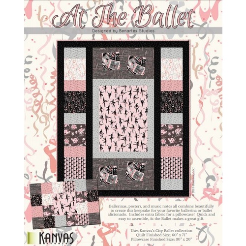 At the Ballet Quilt and Pillow Kit