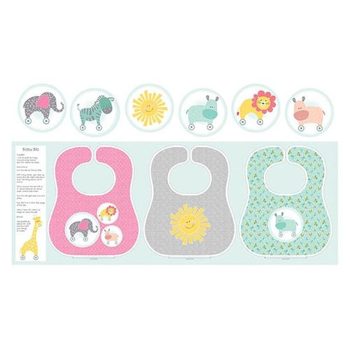 My Little Sunshine Bibs Panel